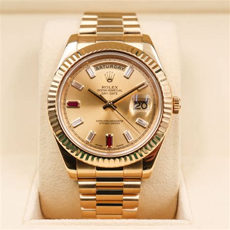 rolex day date ruby